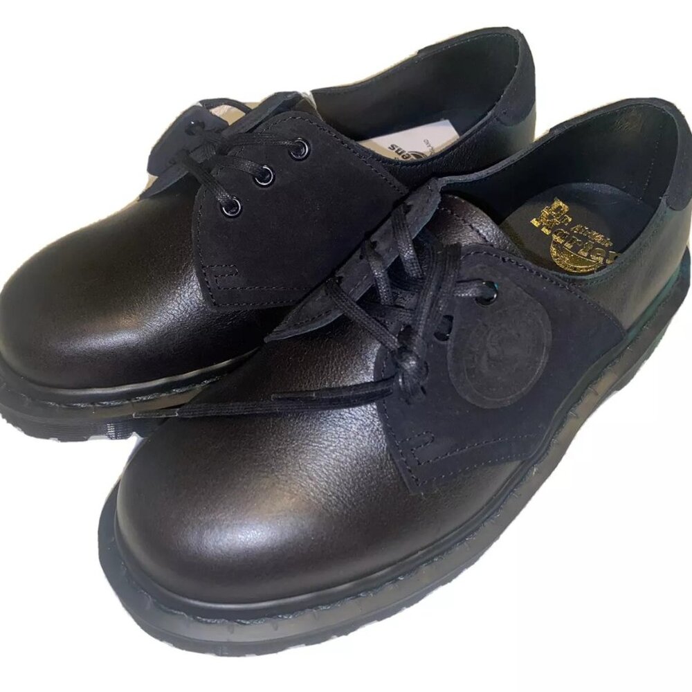 Dr Martens Made In England C.F. Stead Leather Saddle Derby Black 1461 LL…
